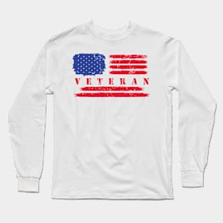 Veteran - Veterans Day - America Flag Long Sleeve T-Shirt